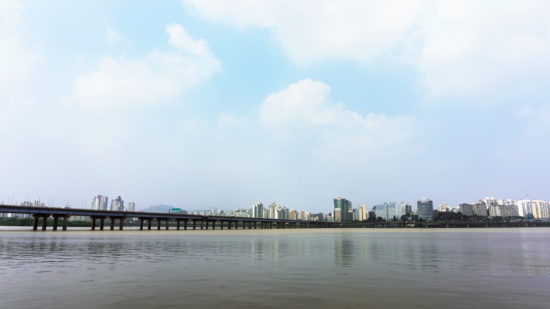 Photography - The sight of the Han River and Seoul, Korea