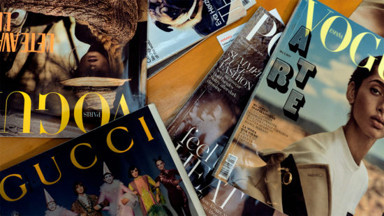 Photography - A pile of magazines in the "Museo Automovilistico y de la Moda" in Málaga, Spain