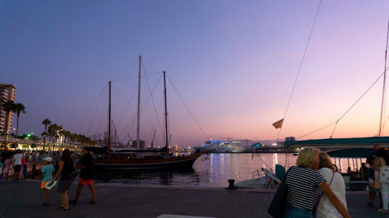 Photography - The most beautiful sunset in Málaga, Spain