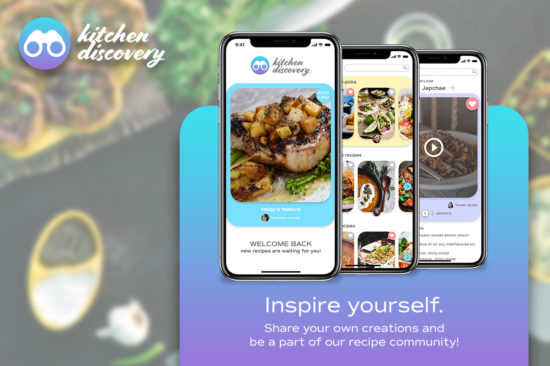 kitchen discovery App - Screendesign